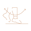 Acupressure walk area