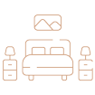 Guest rooms for visitors